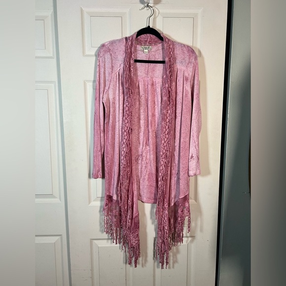 One World Fringe Kimono Cardigan - Picture 1 of 4